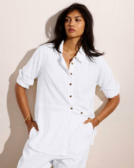 Dawn Linen Blend Hi Low Tunic - Universal Standard