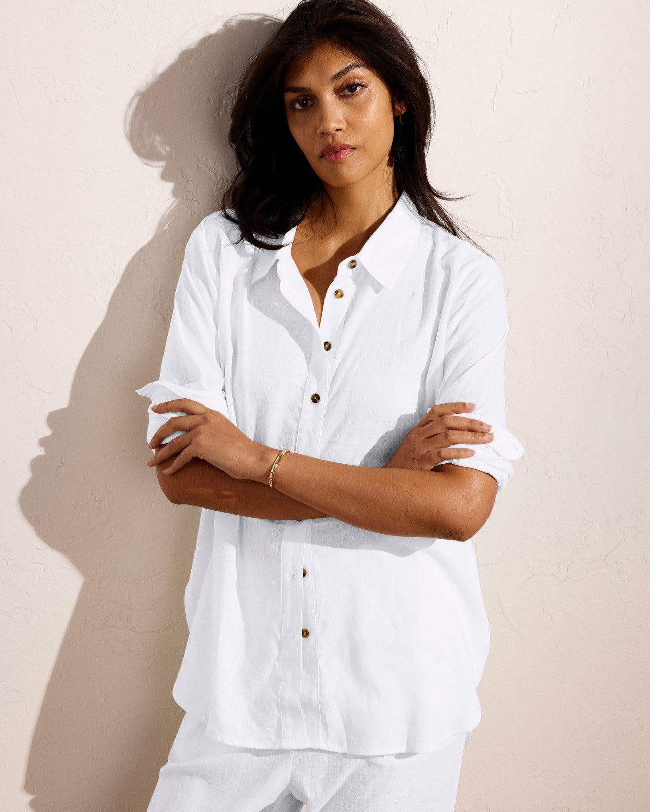 Dawn Linen Blend Hi Low Tunic - Universal Standard