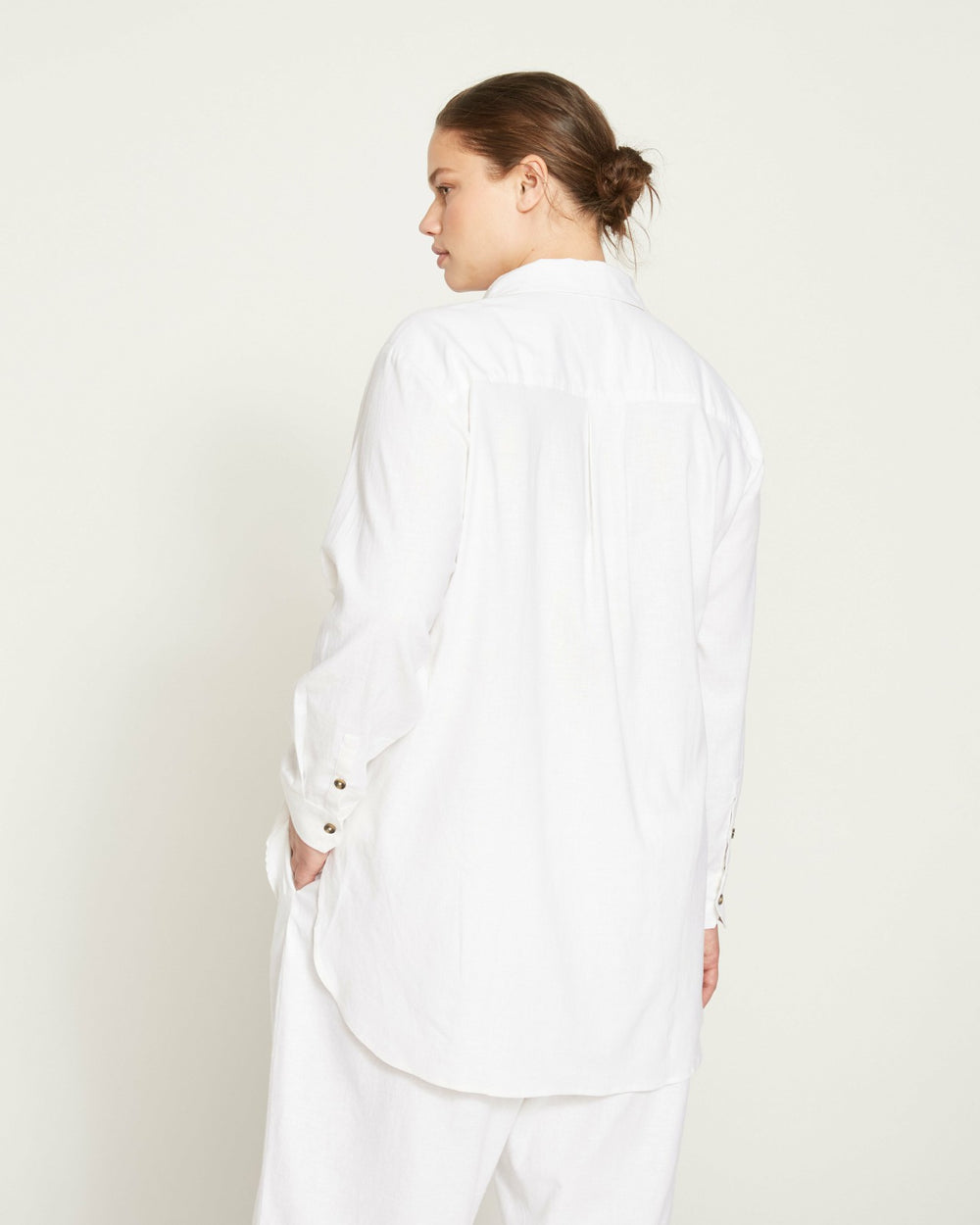 Dawn Linen Blend Hi Low Tunic - Universal Standard