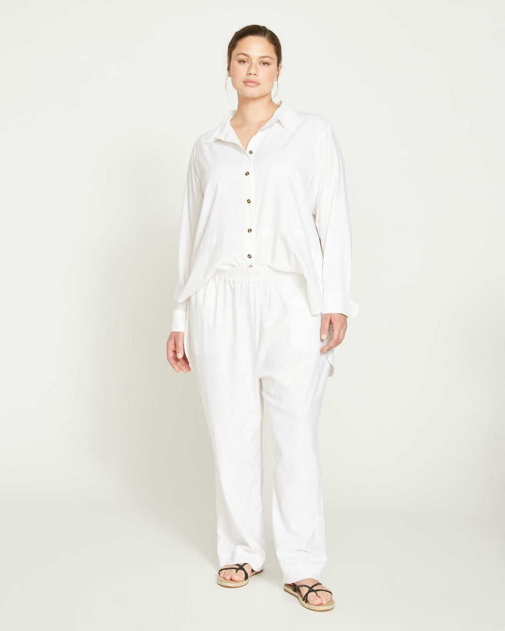 Dawn Linen Blend Hi Low Tunic - Universal Standard