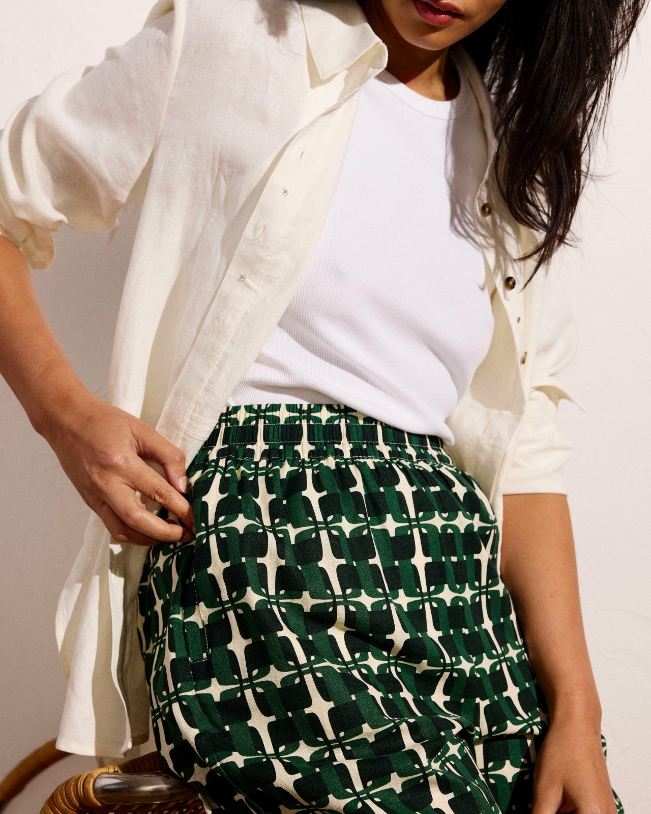 Juniper Linen Blend Easy Pull-On Shorts - Universal Standard