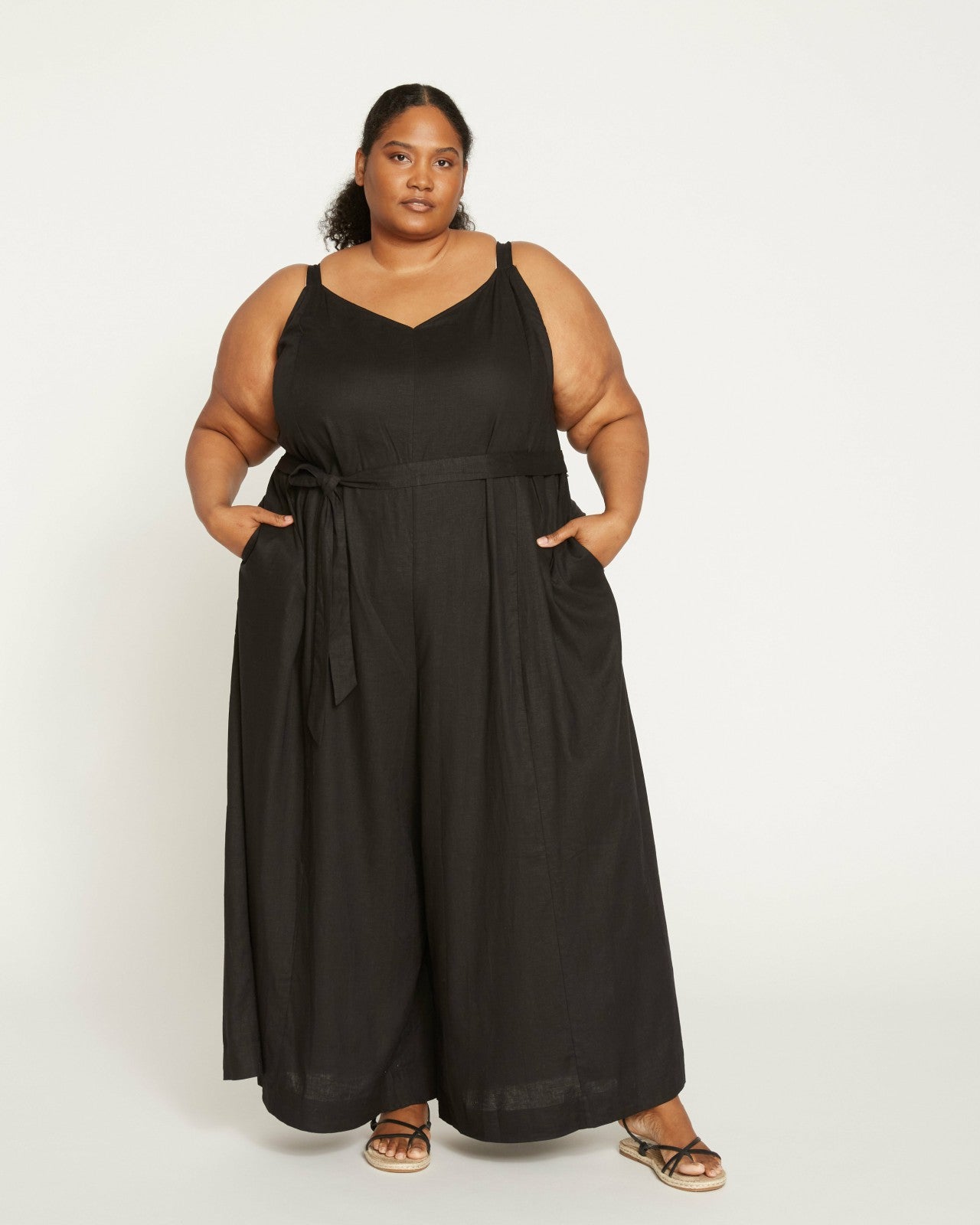 Promenade Linen Blend Jumpsuit - Universal Standard