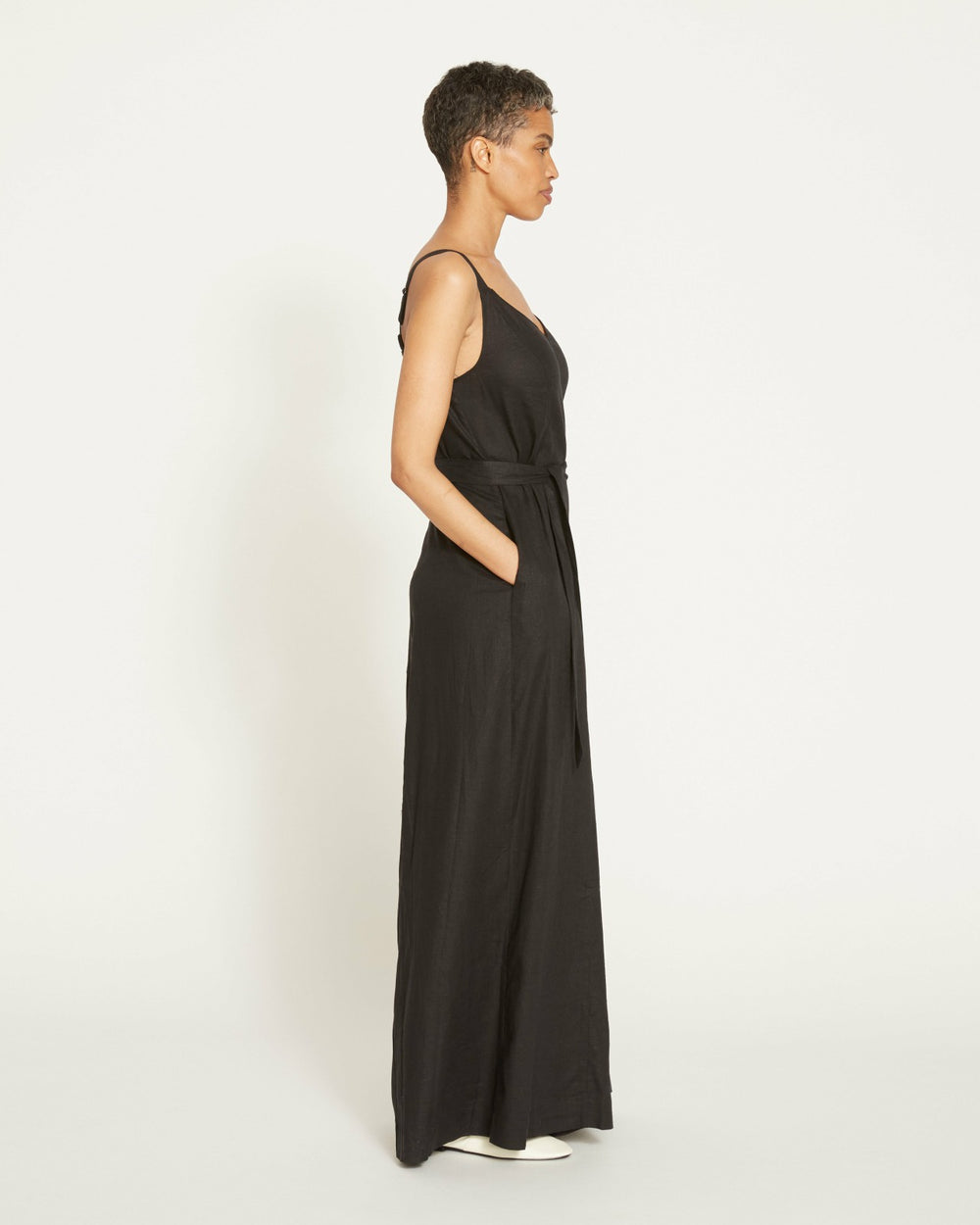 Promenade Linen Blend Jumpsuit - Universal Standard