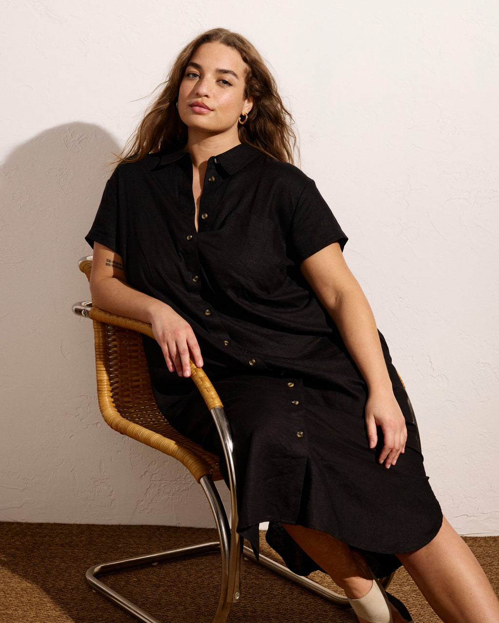Dune Linen Blend Shirtdress - Universal Standard