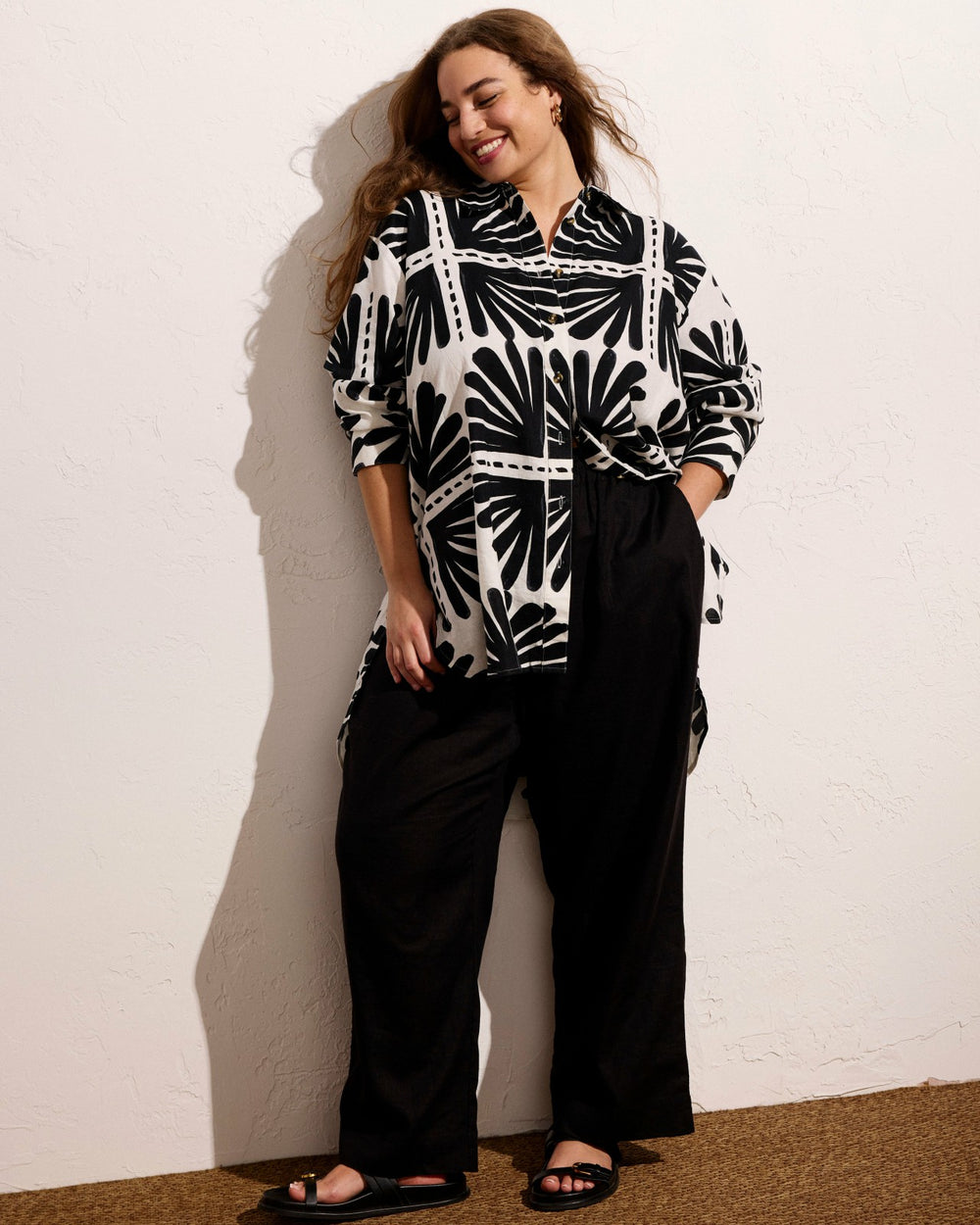 Dawn Linen Blend Hi Low Tunic - Universal Standard