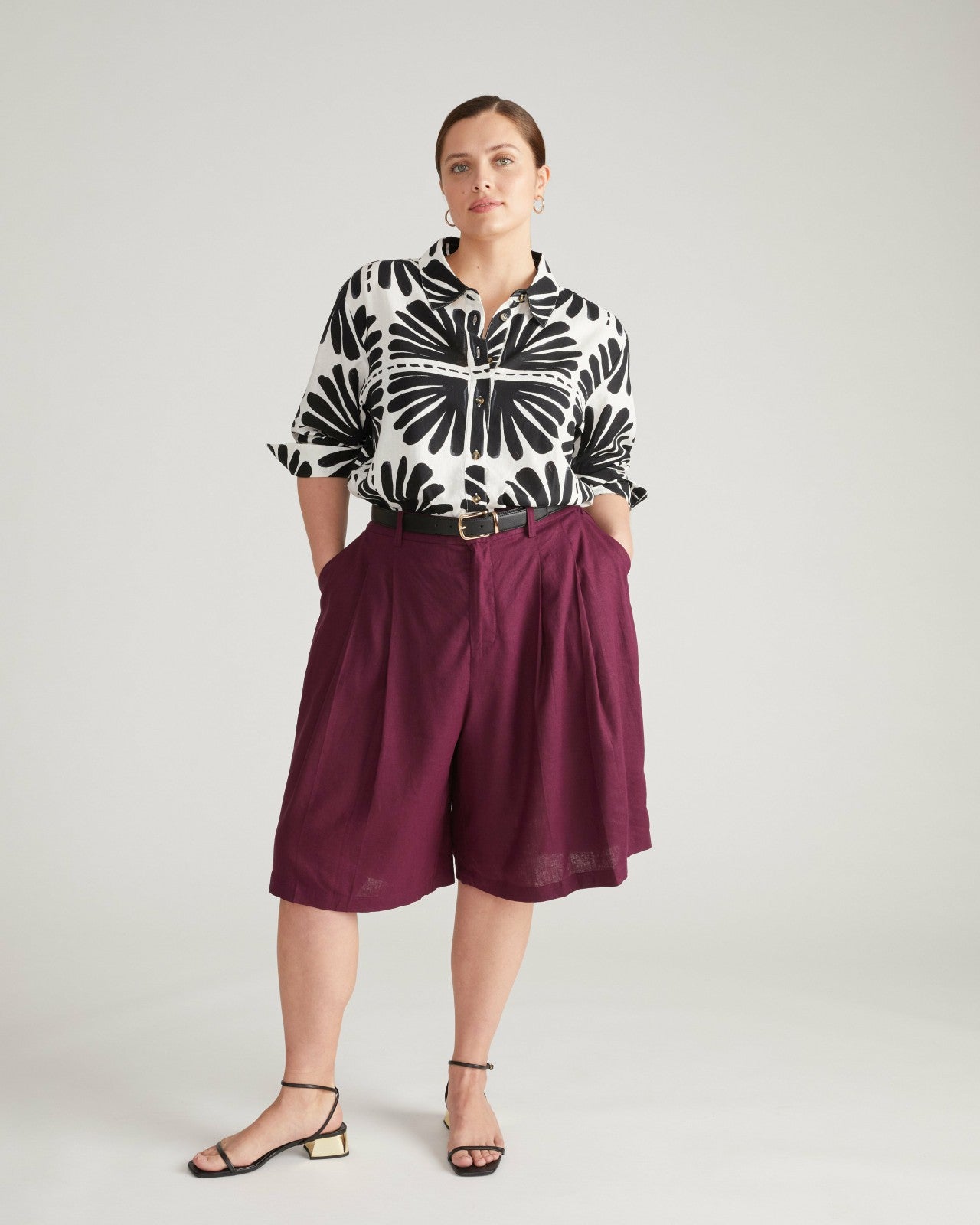Dawn Linen Blend Hi Low Tunic - Universal Standard