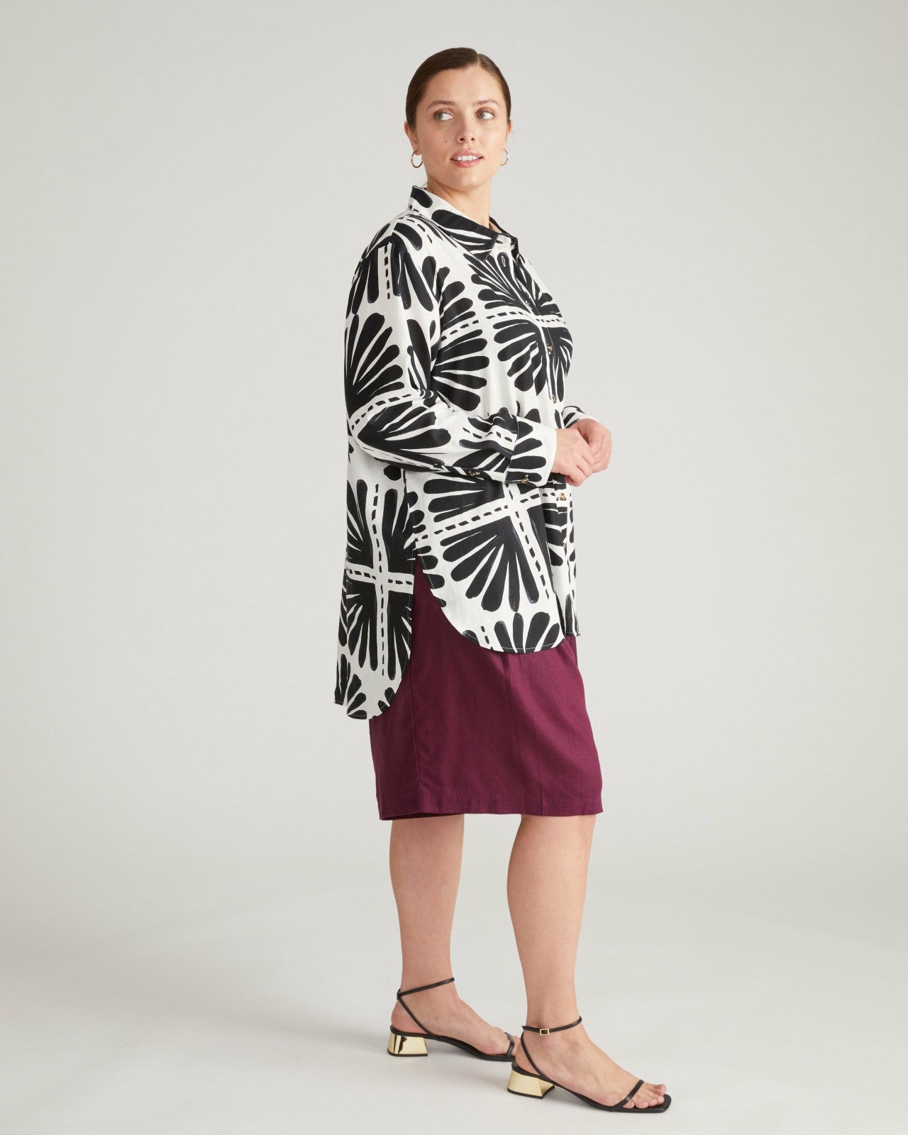 Dawn Linen Blend Hi Low Tunic - Universal Standard