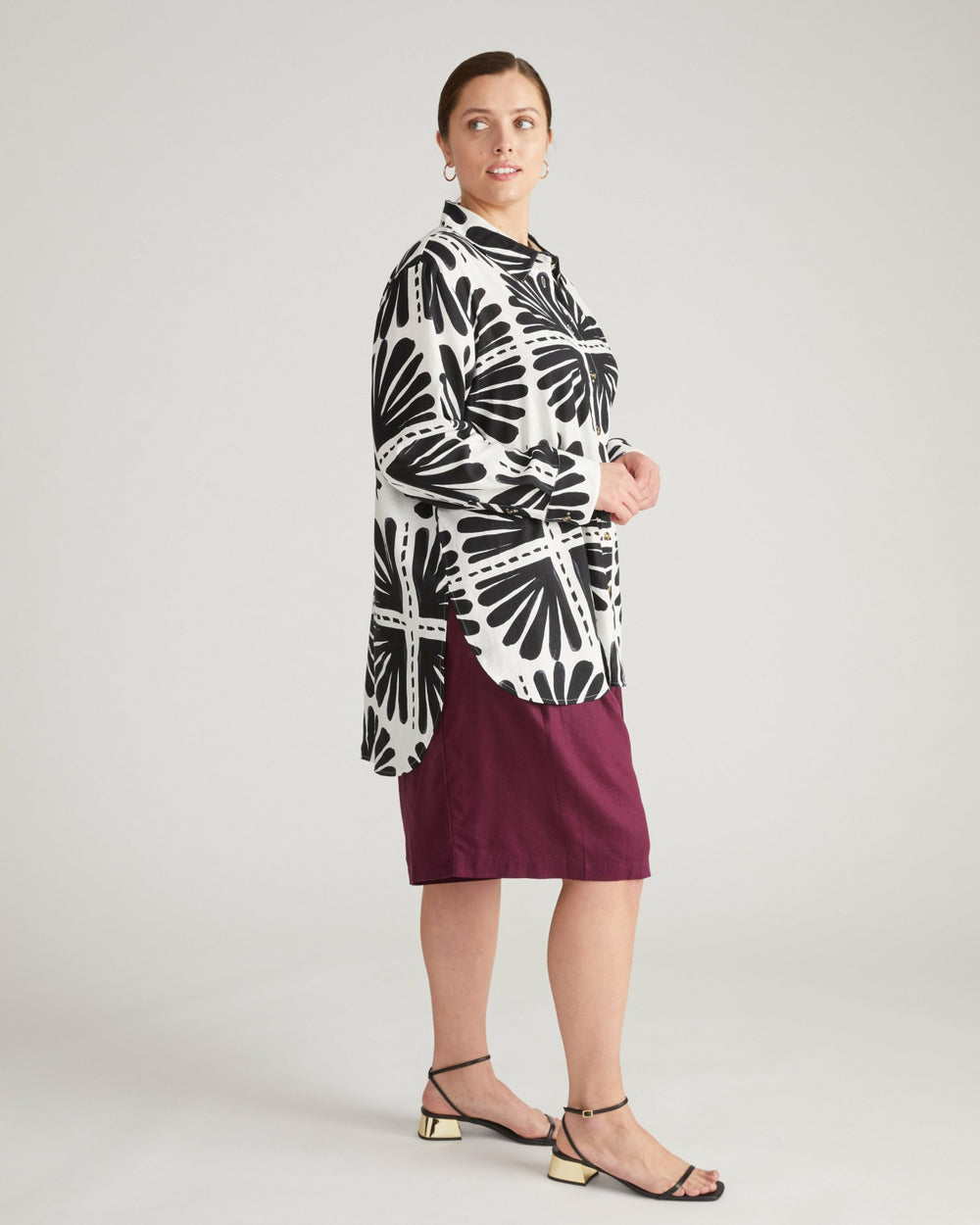 Dawn Linen Blend Hi Low Tunic - Universal Standard