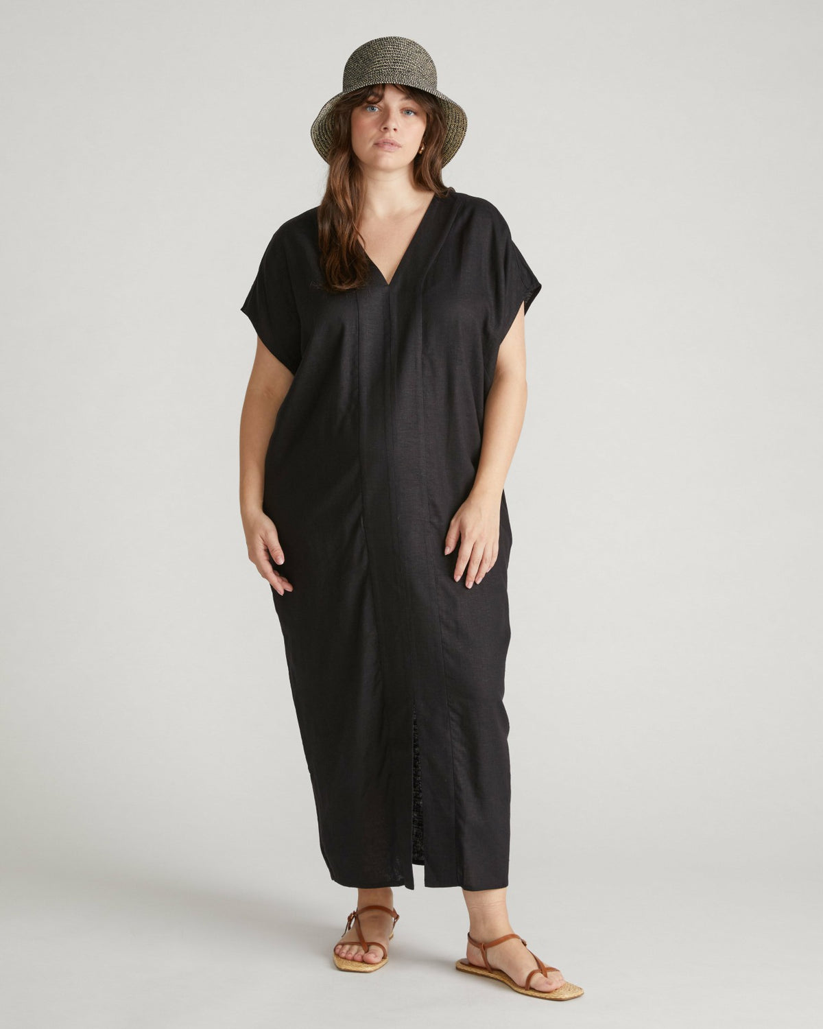 Cabana Linen Blend Kaftan - Universal Standard
