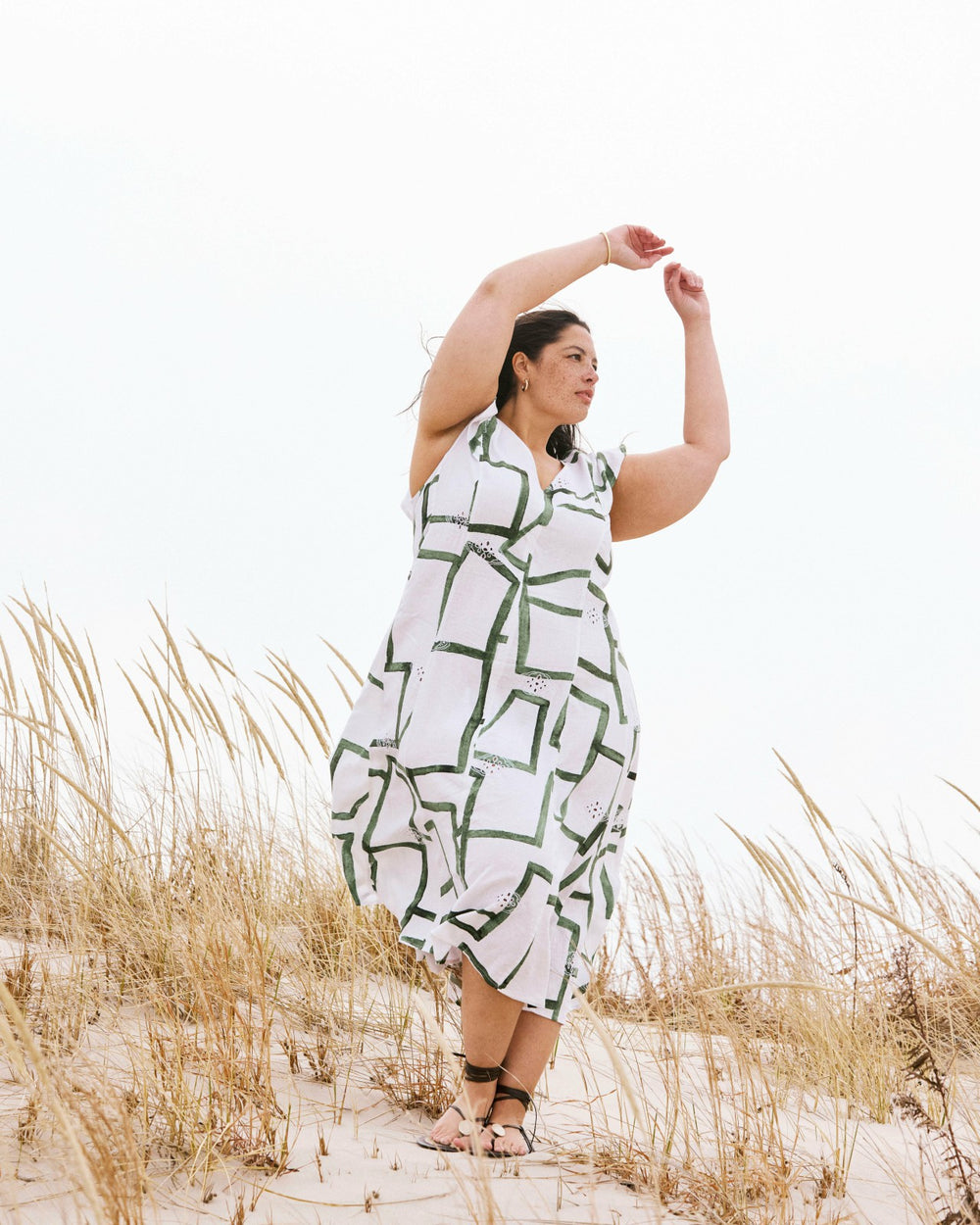 Victoria Linen Blend Dress - Universal Standard