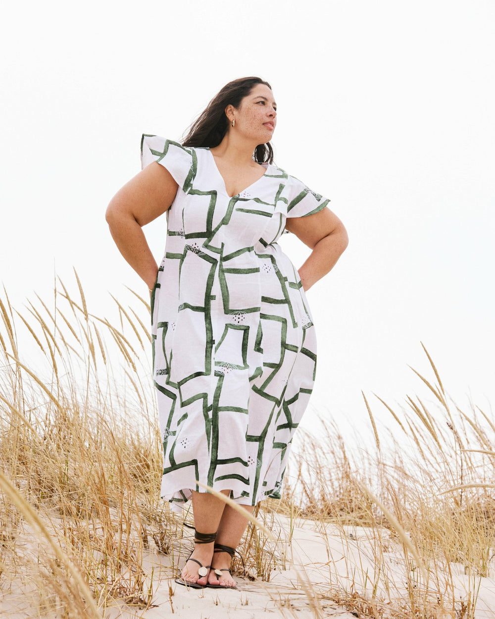 Victoria Linen Blend Dress - Universal Standard
