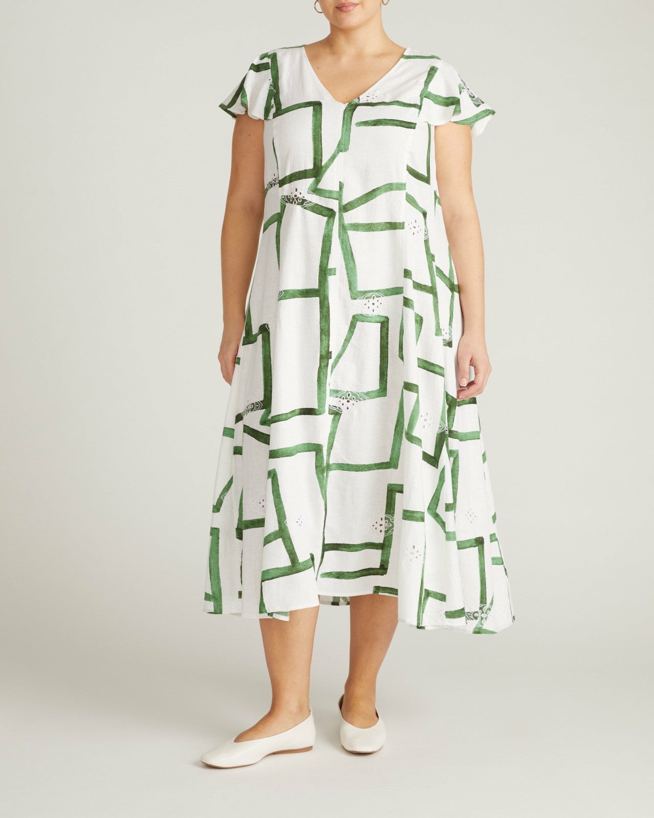 Victoria Linen Blend Dress - Universal Standard