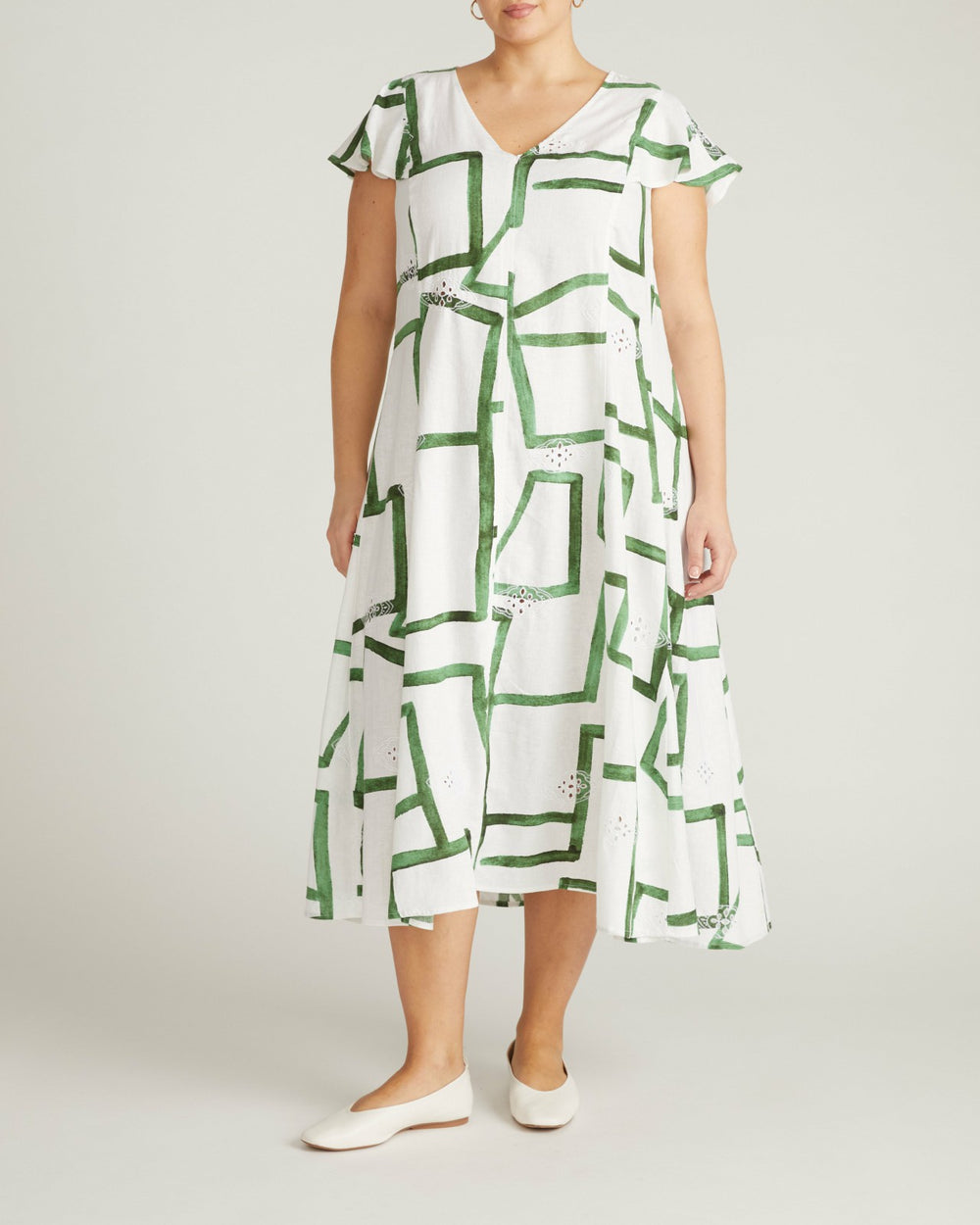 Victoria Linen Blend Dress - Universal Standard