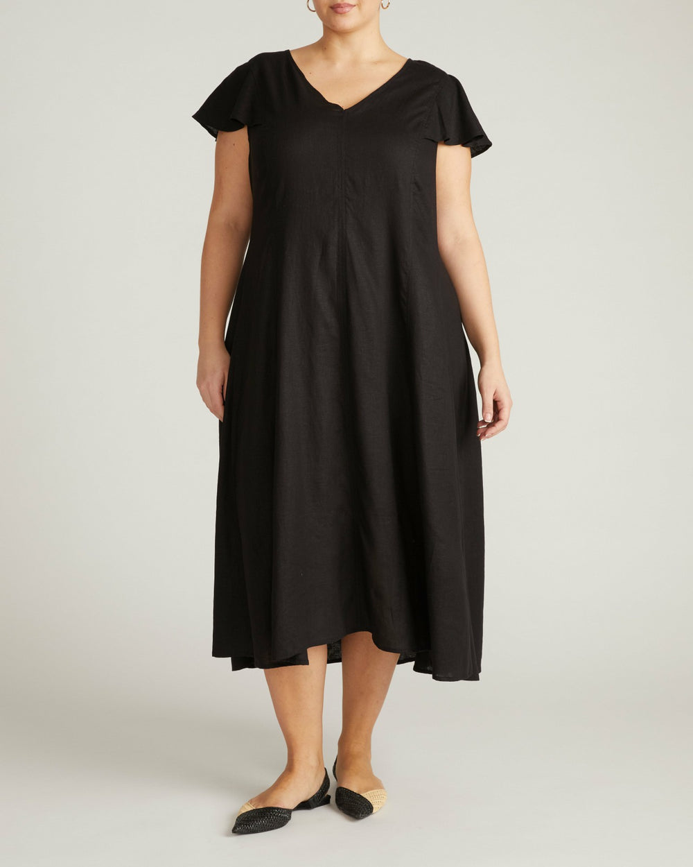 Victoria Linen Blend Dress - Universal Standard