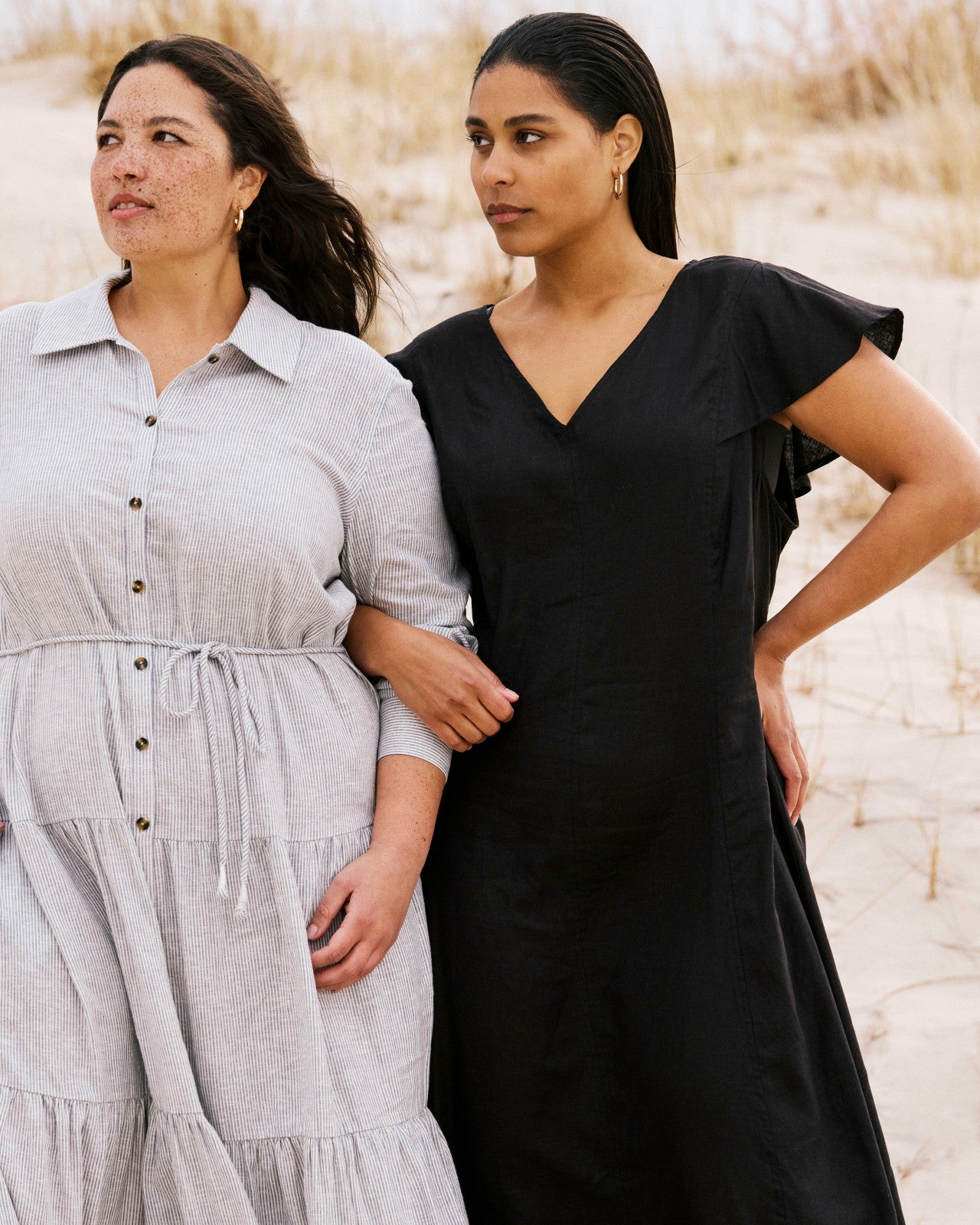 Victoria Linen Blend Dress - Universal Standard