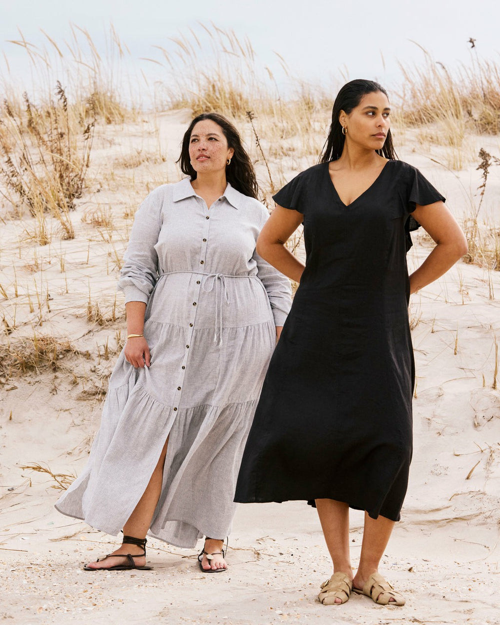 Victoria Linen Blend Dress - Universal Standard