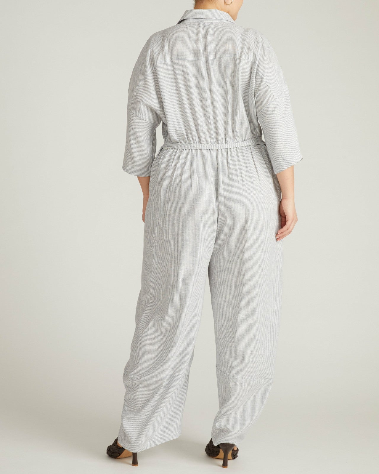 Maggie Barrel Leg Linen Blend Jumpsuit - Universal Standard
