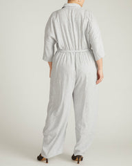 Maggie Barrel Leg Linen Blend Jumpsuit - Universal Standard