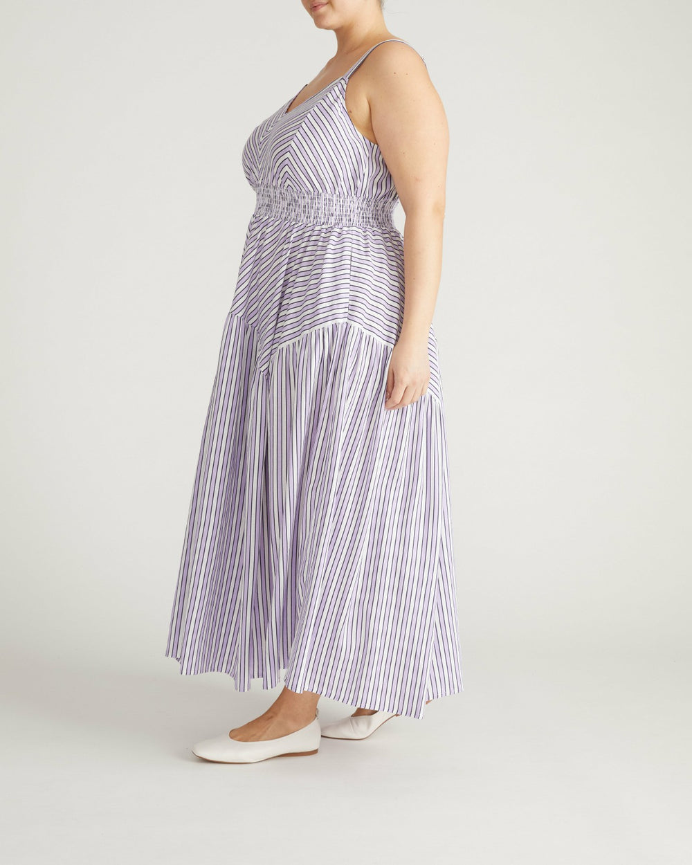 Ruby Smocked Linen Blend Sundress - Universal Standard