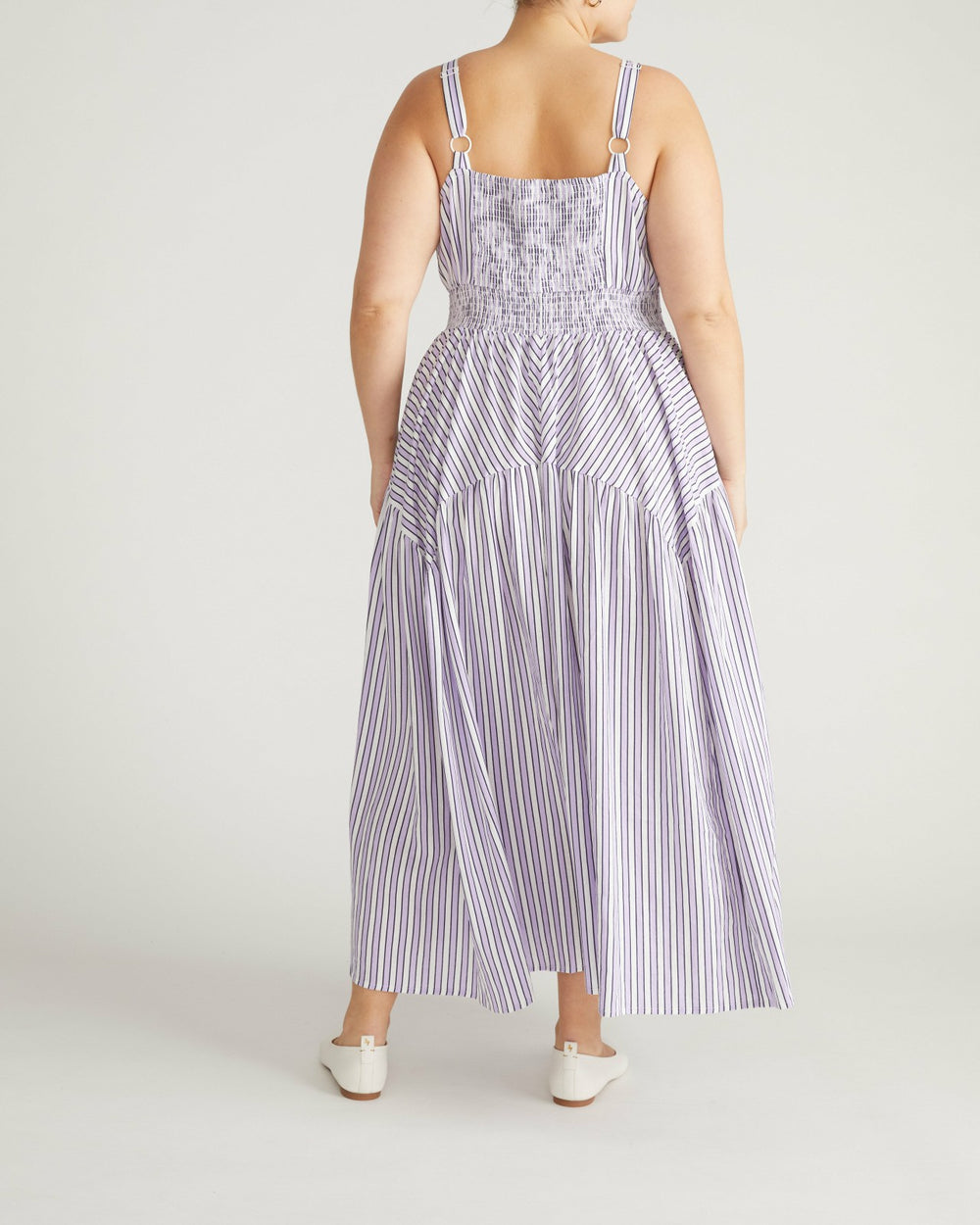 Ruby Smocked Linen Blend Sundress - Universal Standard