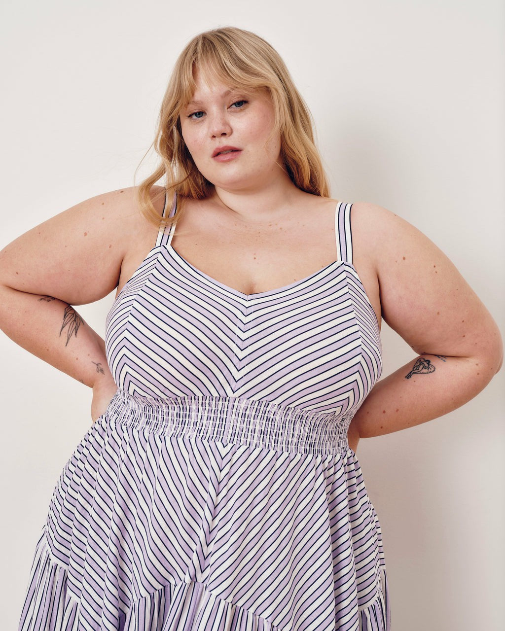 Ruby Smocked Linen Blend Sundress - Universal Standard