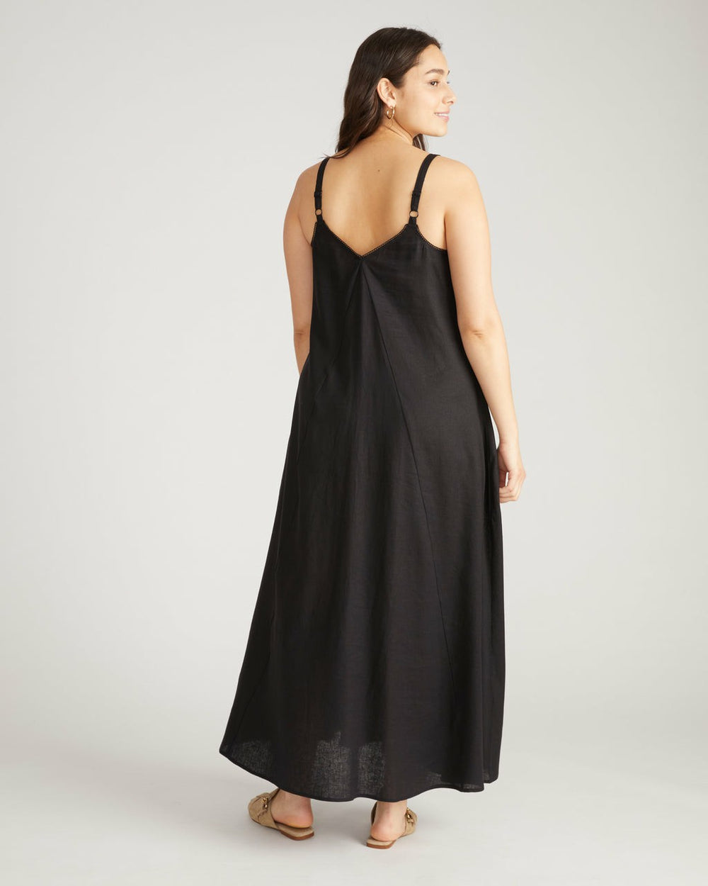 Kite Linen Blend Dress - Universal Standard
