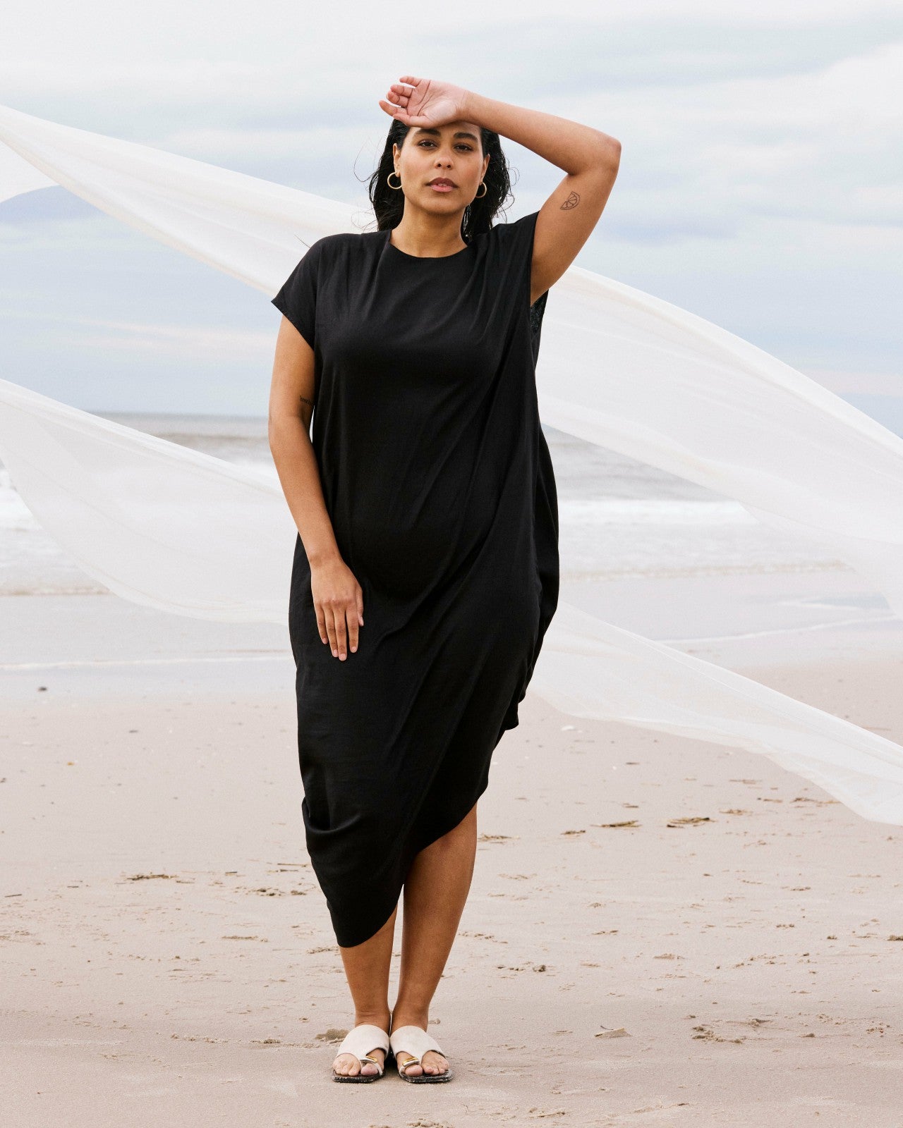 Iconic Stretch Linen Blend Geneva Dress - Universal Standard