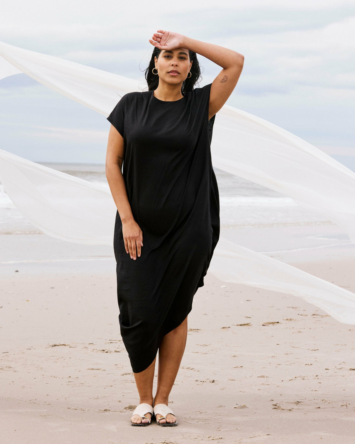 Iconic Stretch Linen Blend Geneva Dress - Universal Standard