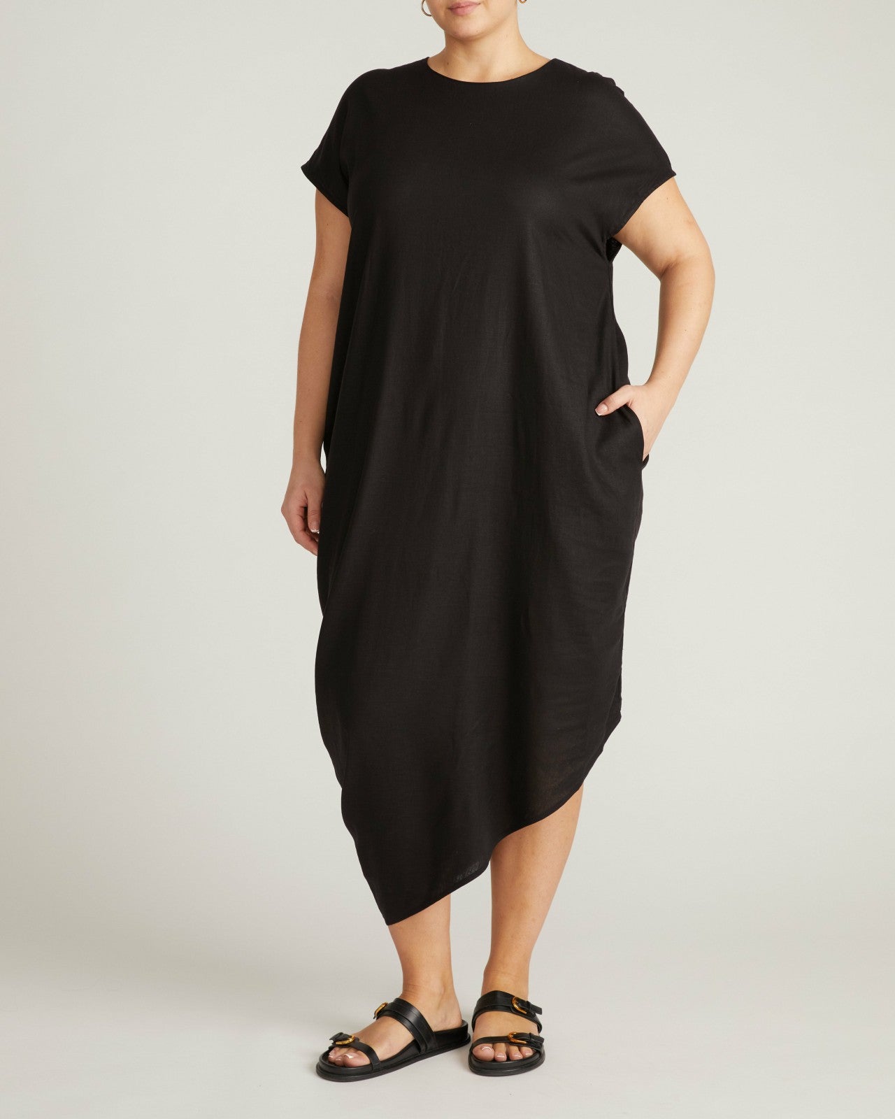 Iconic Stretch Linen Blend Geneva Dress - Universal Standard