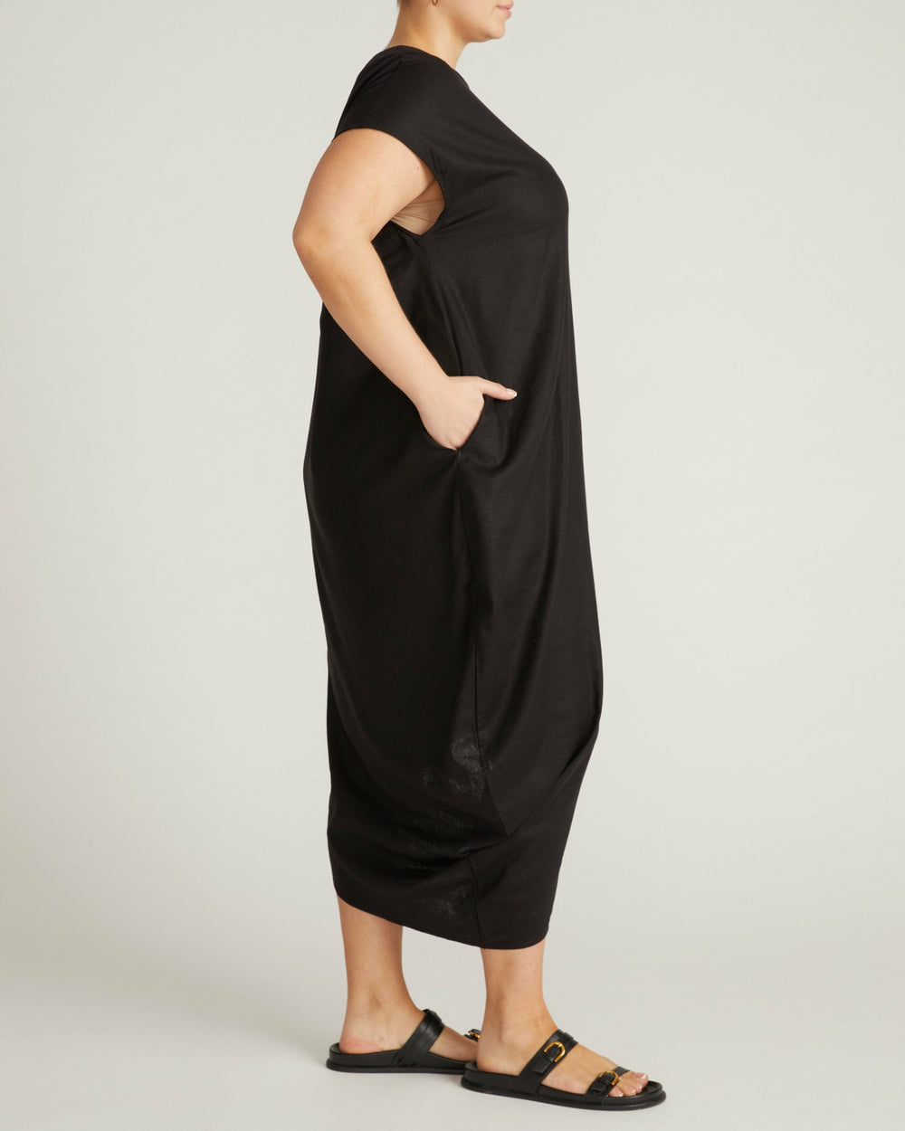 Iconic Stretch Linen Blend Geneva Dress - Universal Standard