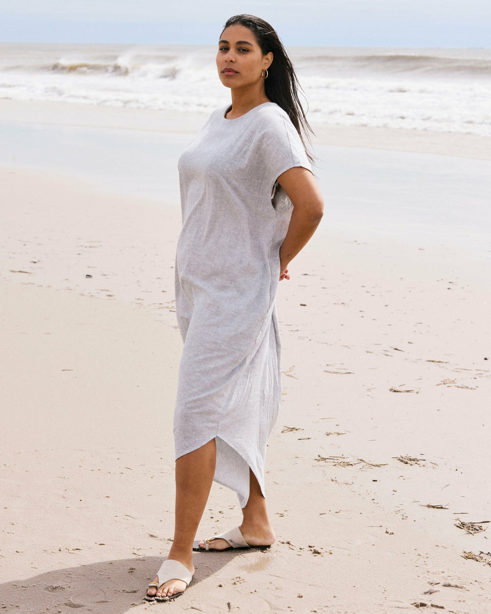 Iconic Stretch Linen Blend Geneva Dress - Universal Standard