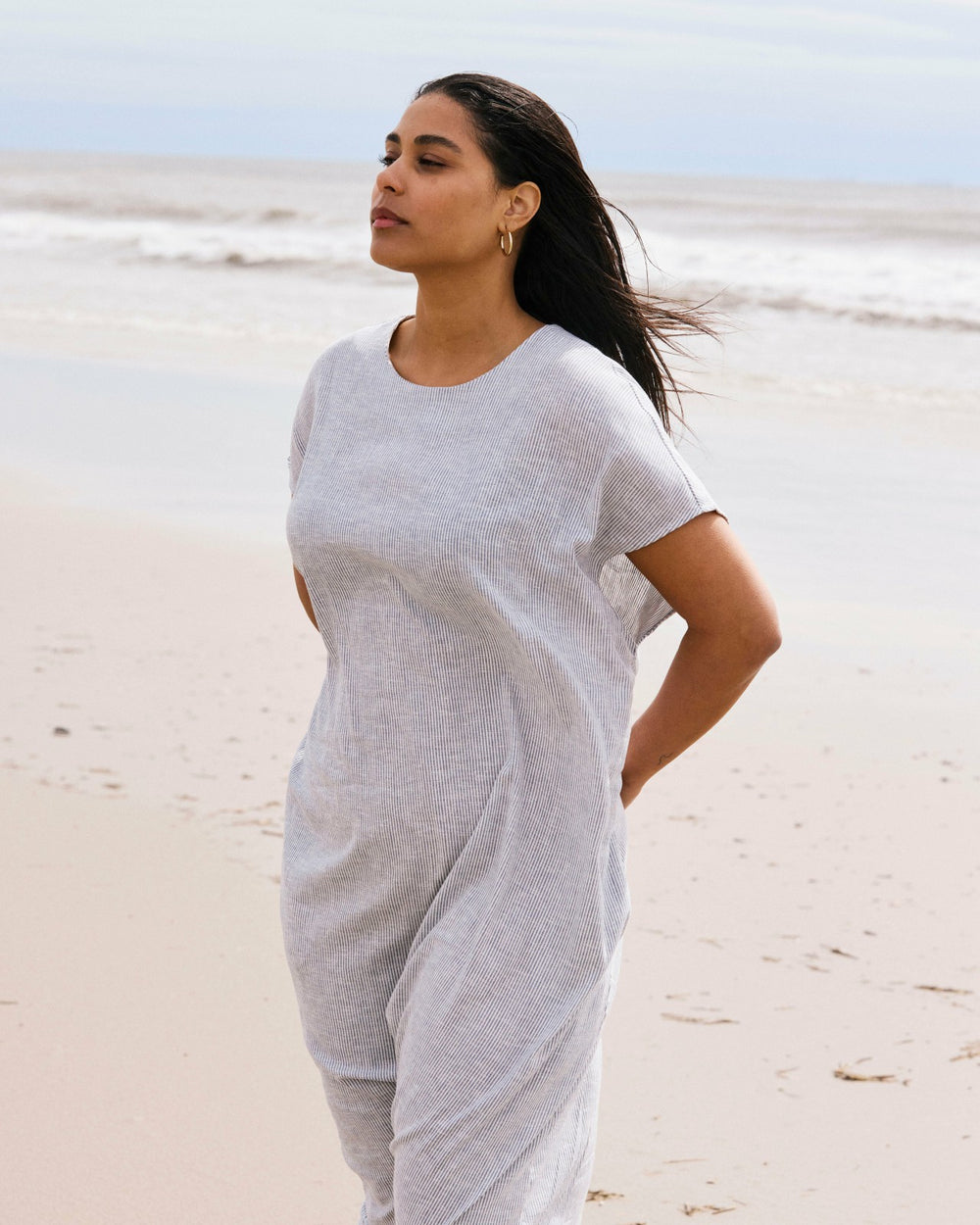 Iconic Stretch Linen Blend Geneva Dress - Universal Standard