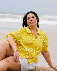 Luisa Short Sleeve Linen Blend Shirt - Universal Standard