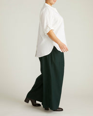 Button Back Linen Blend Polo Shirt - Universal Standard