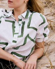 Luisa Short Sleeve Linen Blend Shirt - Universal Standard