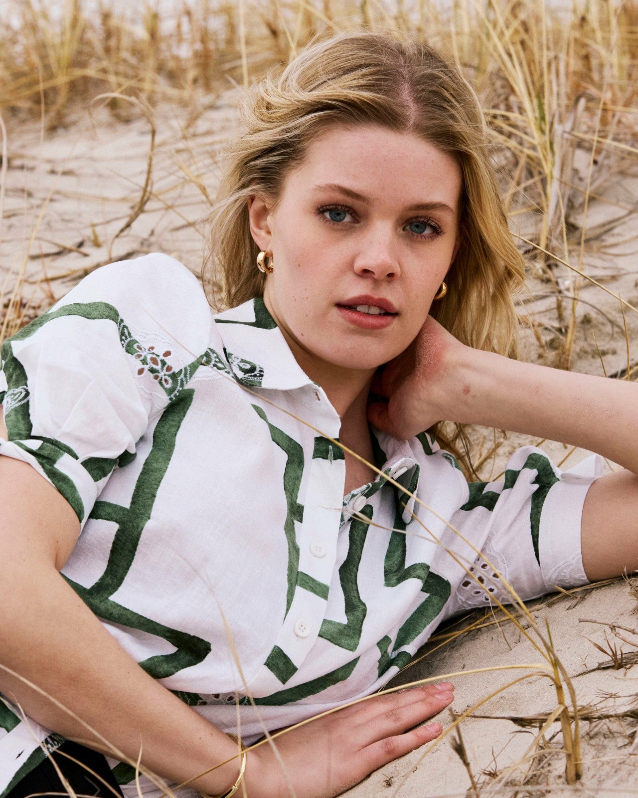 Luisa Short Sleeve Linen Blend Shirt - Universal Standard
