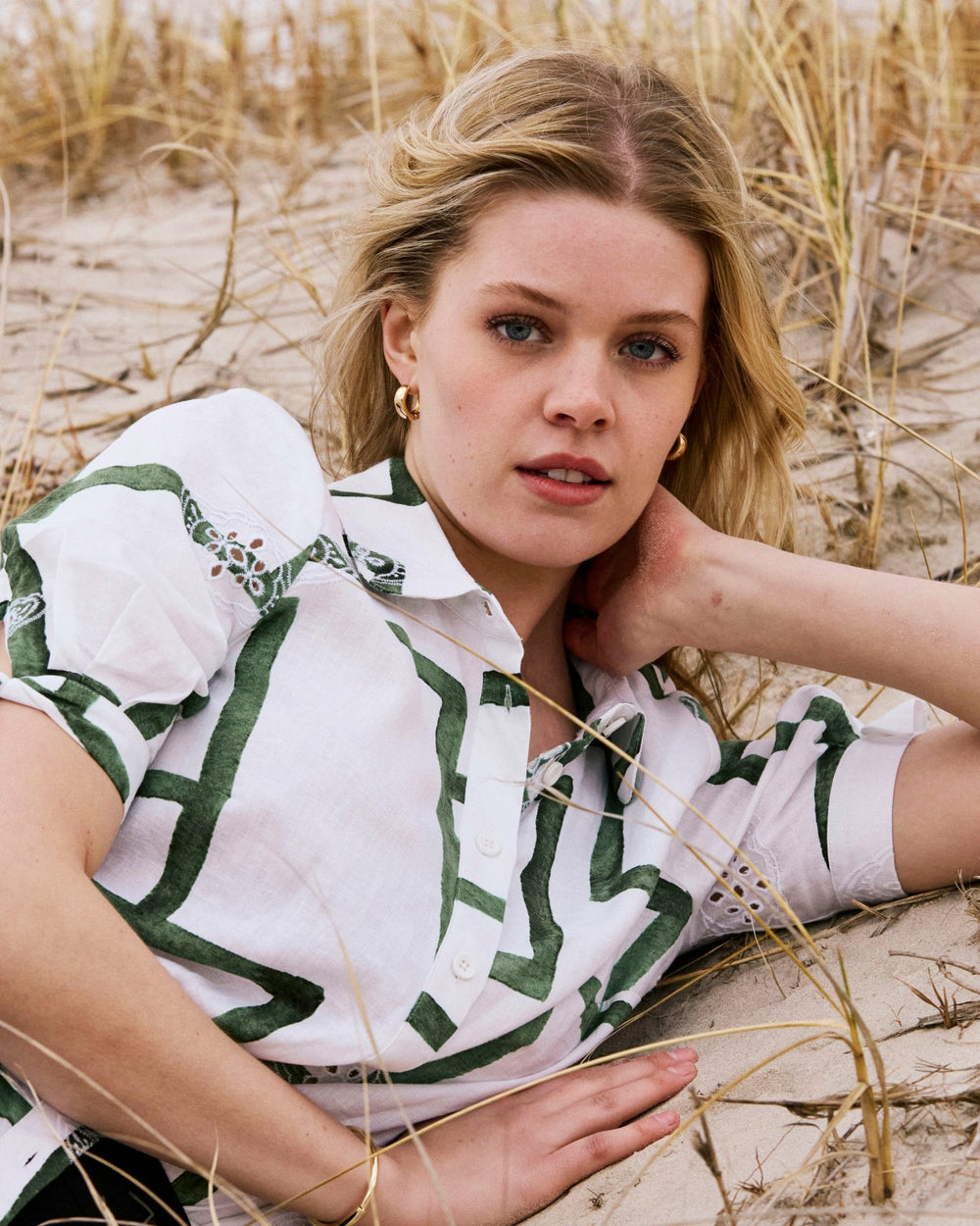 Luisa Short Sleeve Linen Blend Shirt - Universal Standard