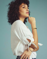 Luisa Short Sleeve Linen Blend Shirt - Universal Standard