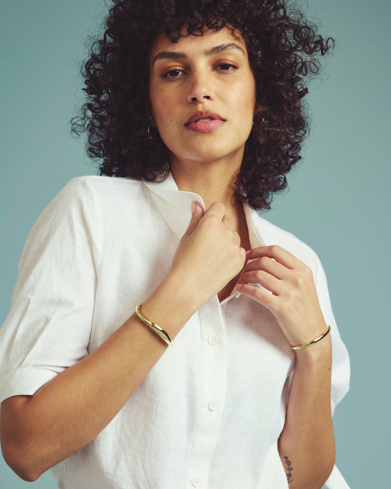 Luisa Short Sleeve Linen Blend Shirt - Universal Standard