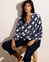 Avalon Linen Blend Blouse - Universal Standard