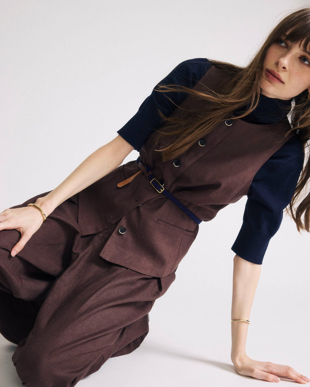 Tamsin Stretch Linen Blend Vest - Universal Standard