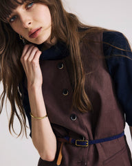 Tamsin Stretch Linen Blend Vest - Universal Standard