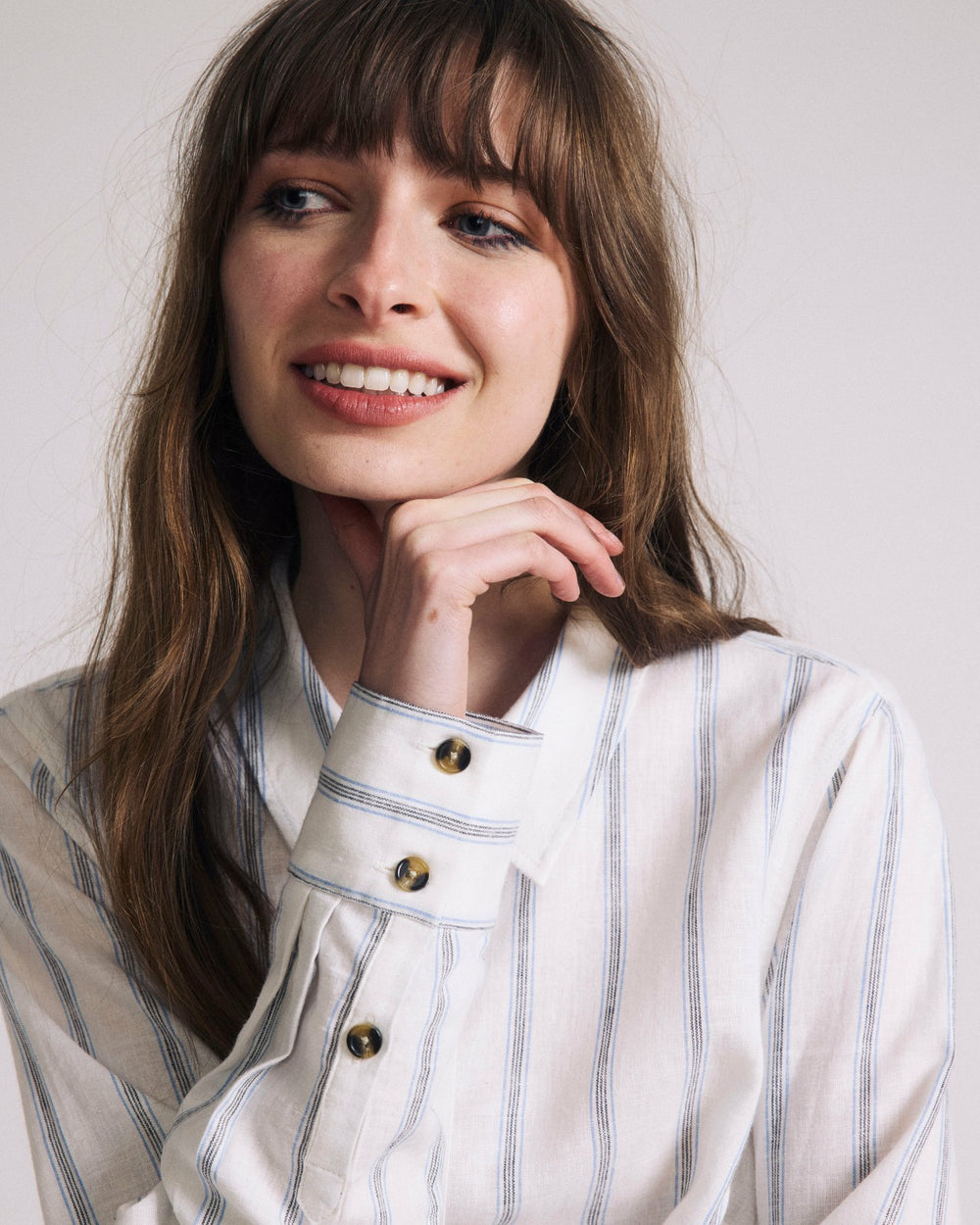 Elbe Stretch Linen Blend Shirt - Universal Standard