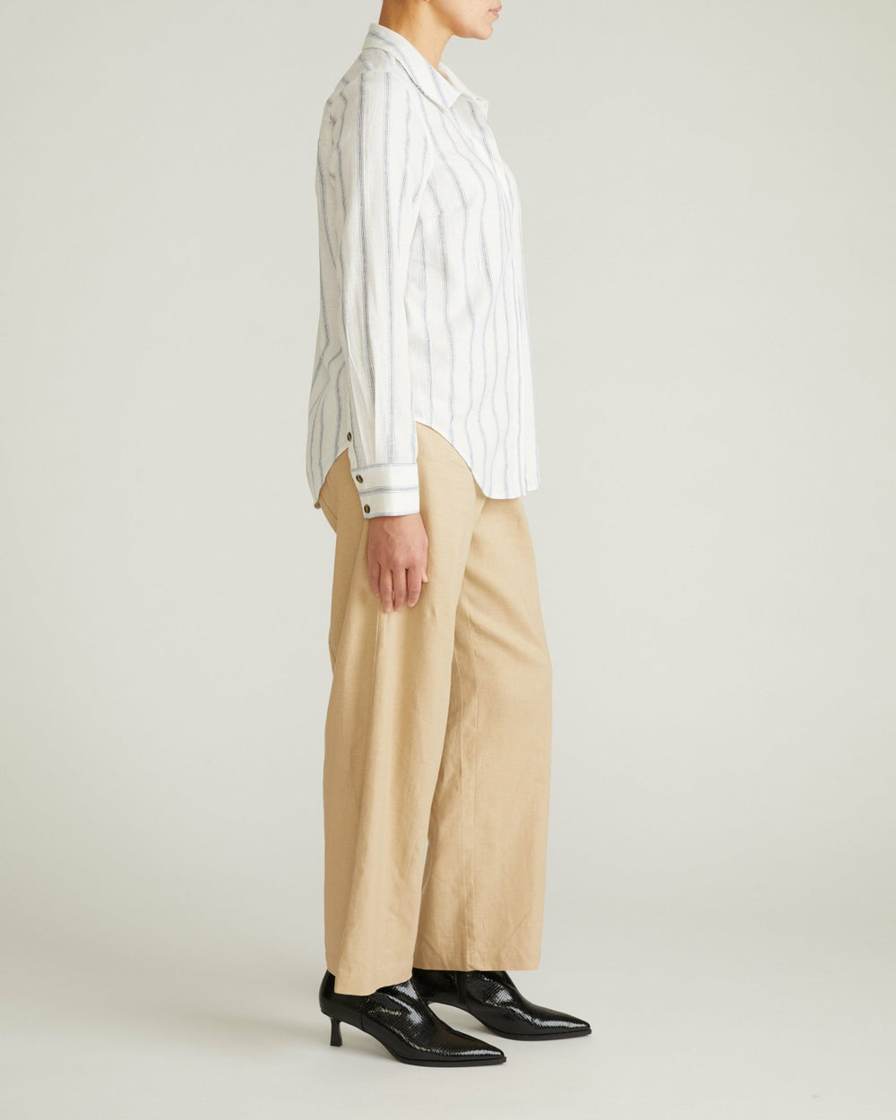 Elbe Stretch Linen Blend Shirt - Universal Standard