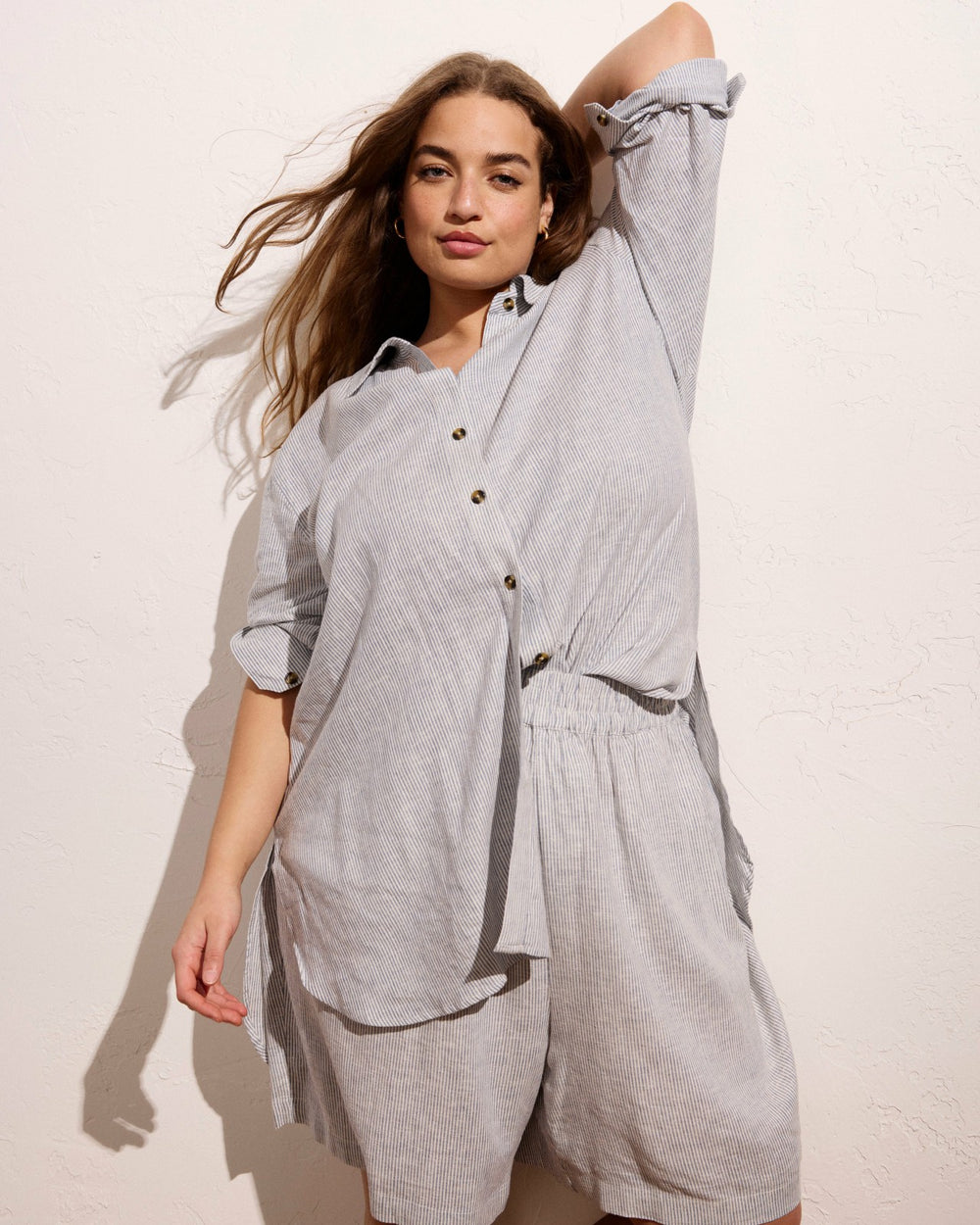 Dawn Linen Blend Hi Low Tunic - Universal Standard