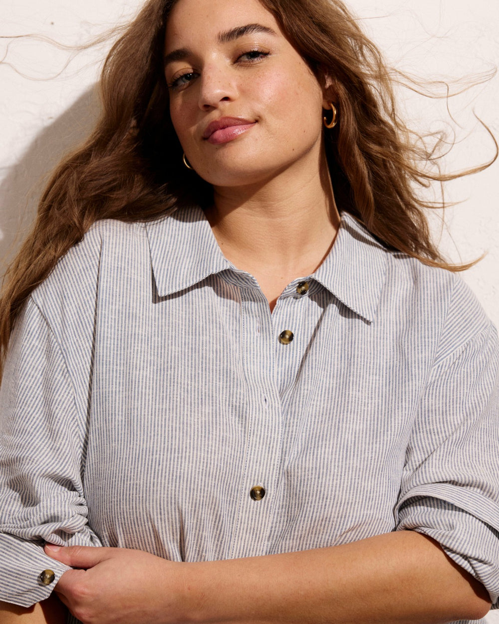 Dawn Linen Blend Hi Low Tunic - Universal Standard