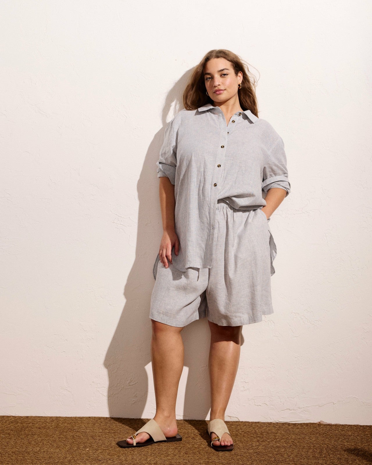 Dawn Linen Blend Hi Low Tunic - Universal Standard