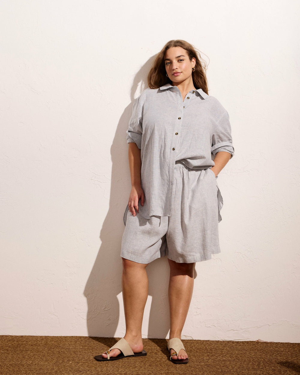 Dawn Linen Blend Hi Low Tunic - Universal Standard