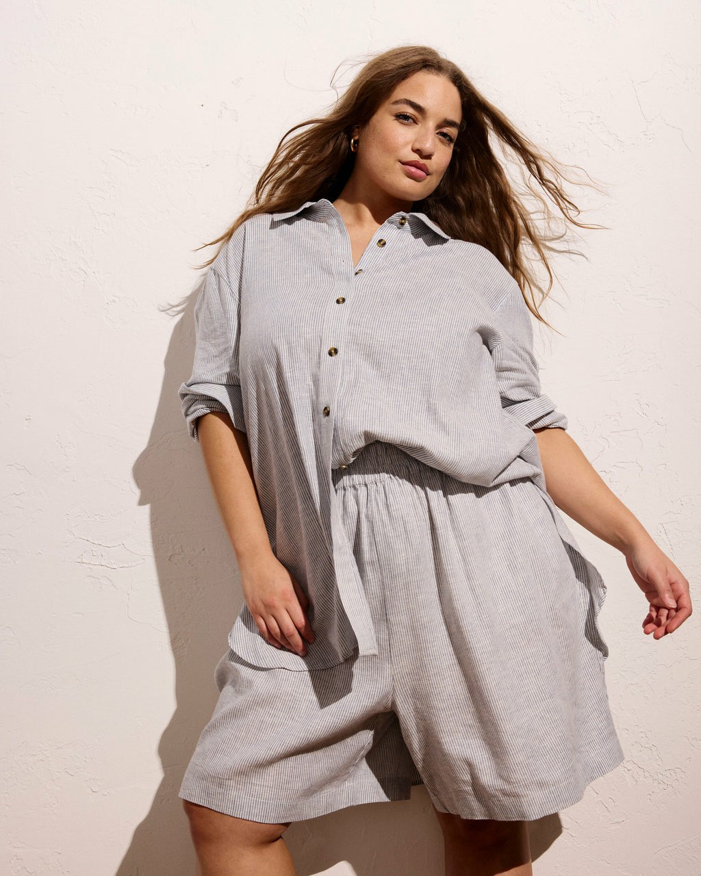 Dawn Linen Blend Hi Low Tunic - Universal Standard