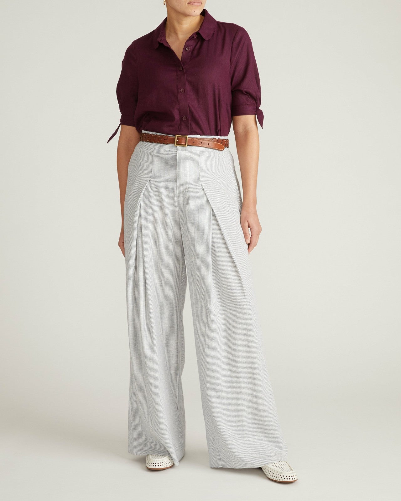 Marley Wide Leg Linen Blend Pants - Universal Standard